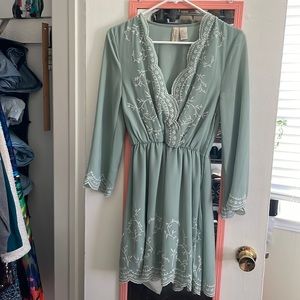 Sage dress
